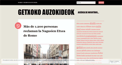 Desktop Screenshot of getxokoauzokideok.wordpress.com