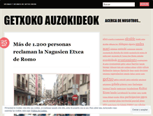 Tablet Screenshot of getxokoauzokideok.wordpress.com