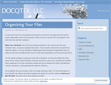 Tablet Screenshot of docqtek.wordpress.com