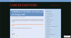 Desktop Screenshot of canceremotions.wordpress.com