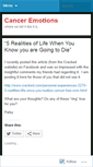 Mobile Screenshot of canceremotions.wordpress.com