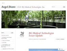Tablet Screenshot of angelstanz.wordpress.com