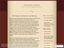 Tablet Screenshot of pcoled.wordpress.com