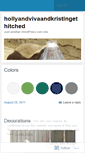 Mobile Screenshot of hollyandvivaandkristingethitched.wordpress.com