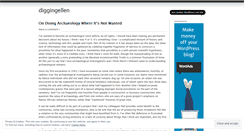 Desktop Screenshot of diggingellen.wordpress.com