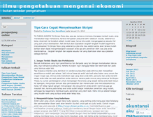Tablet Screenshot of matakuliahekonomi.wordpress.com