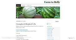 Desktop Screenshot of farmtobelly.wordpress.com