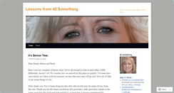 Desktop Screenshot of 40somethinglessons.wordpress.com