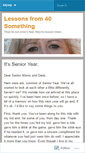 Mobile Screenshot of 40somethinglessons.wordpress.com