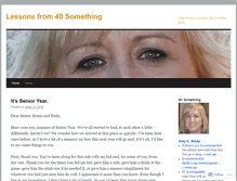 Tablet Screenshot of 40somethinglessons.wordpress.com