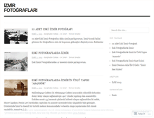 Tablet Screenshot of izmirfotograflari.wordpress.com