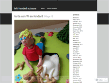 Tablet Screenshot of lefthandedscissors.wordpress.com