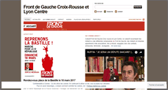 Desktop Screenshot of frontdegauchecroixrousse.wordpress.com