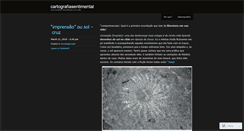 Desktop Screenshot of cartografiasentimental.wordpress.com