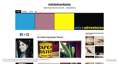 Desktop Screenshot of mistadventures.wordpress.com