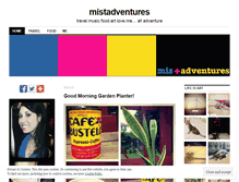 Tablet Screenshot of mistadventures.wordpress.com