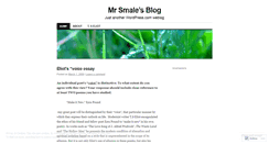 Desktop Screenshot of mrsmale.wordpress.com