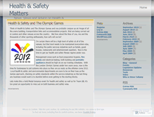 Tablet Screenshot of healthandsafetymatters.wordpress.com