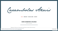 Desktop Screenshot of carambolasazuis.wordpress.com