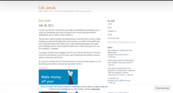 Desktop Screenshot of lifeamok.wordpress.com