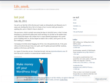 Tablet Screenshot of lifeamok.wordpress.com