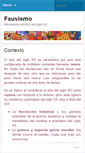Mobile Screenshot of fauvismosigloxx.wordpress.com