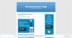 Desktop Screenshot of kareninaworld.wordpress.com