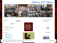 Tablet Screenshot of librarykvujjain.wordpress.com