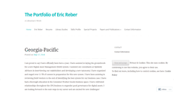 Desktop Screenshot of ericreber.wordpress.com