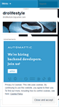 Mobile Screenshot of drolifestyle.wordpress.com