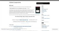 Desktop Screenshot of globalcooperative.wordpress.com