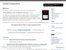 Tablet Screenshot of globalcooperative.wordpress.com