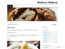 Tablet Screenshot of butterybakery.wordpress.com