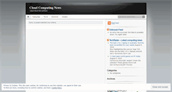 Desktop Screenshot of mycloudnews.wordpress.com