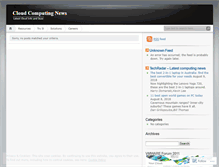 Tablet Screenshot of mycloudnews.wordpress.com