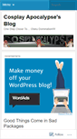 Mobile Screenshot of cosplayapocalypse.wordpress.com