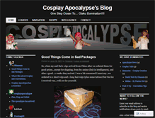 Tablet Screenshot of cosplayapocalypse.wordpress.com