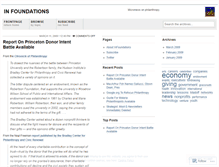 Tablet Screenshot of infoundations.wordpress.com