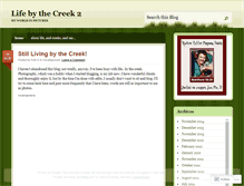 Tablet Screenshot of lifebythecreek.wordpress.com