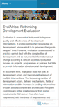 Mobile Screenshot of evalafrica.wordpress.com