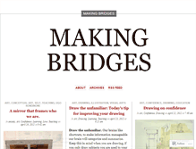 Tablet Screenshot of makingbridges.wordpress.com