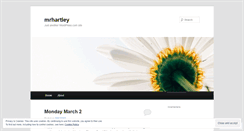 Desktop Screenshot of mrhartley.wordpress.com