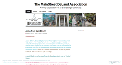 Desktop Screenshot of mainstreetdeland.wordpress.com