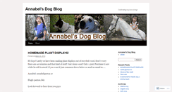 Desktop Screenshot of annabelsdogblog.wordpress.com