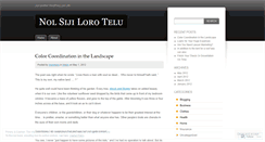 Desktop Screenshot of nolsijilorotelu.wordpress.com