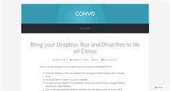 Desktop Screenshot of convofy.wordpress.com