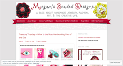 Desktop Screenshot of megansbeadeddesigns.wordpress.com