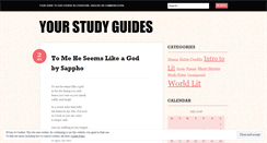 Desktop Screenshot of literatureandenglishcourses.wordpress.com