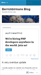 Mobile Screenshot of berrickbirmans.wordpress.com