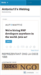 Mobile Screenshot of antoniu13.wordpress.com